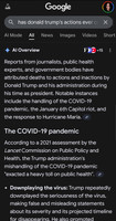 Has Donald Trump's Actions Killed Americans